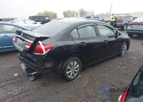 2013 Honda Civic Lx из США, поврежденный, VIN 19XFB2F5XDE218866